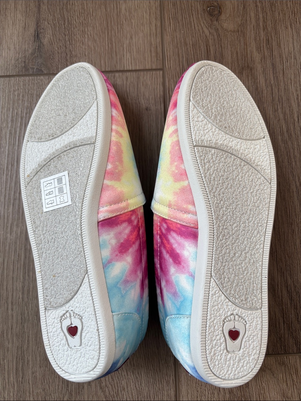 BOBS from Skechers Tie-Dye Slip-On Flats - Pink Multi - Picture 2 of 2
